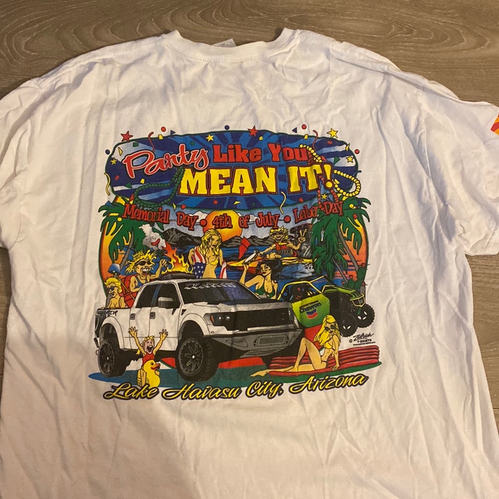Lake havasu shirt white